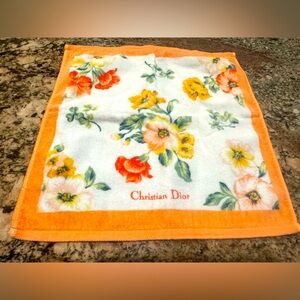 Christian Dior Floral Hand Towel/Face Towel